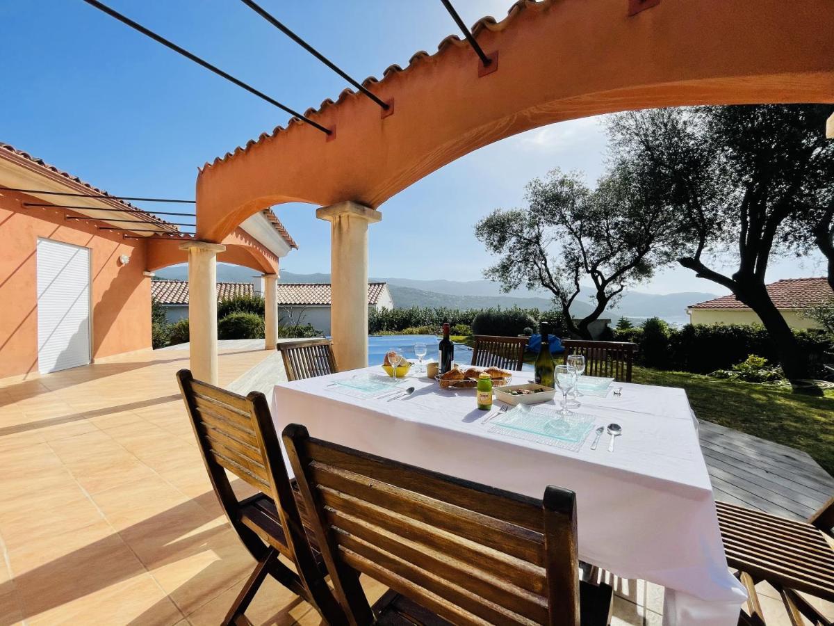 Superbe Villa Avec Piscine Vue Mer, Proche Plage Et Porticcio Pietrosella Exterior foto